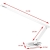 Lampa Biurkowa Slim Aluminium 20W, Biała